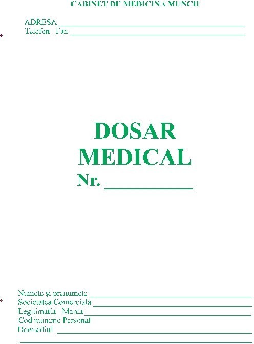 dosar medical